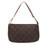 Pre-owned Canvas clutches Louis Vuitton Vintage , Brown , Dames