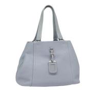 Pre-owned Leather prada-bags Prada Vintage , Blue , Dames