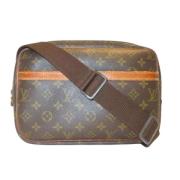 Pre-owned Fabric shoulder-bags Louis Vuitton Vintage , Brown , Dames