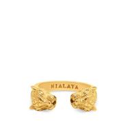 Gouden Panther Ring Nialaya , Yellow , Dames