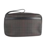 Pre-owned Plastic clutches Burberry Vintage , Brown , Dames