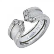 Pre-owned White Gold rings Cartier Vintage , Gray , Dames