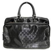 Pre-owned Canvas travel-bags Gucci Vintage , Black , Dames