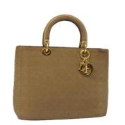 Pre-owned Nylon dior-bags Dior Vintage , Beige , Dames