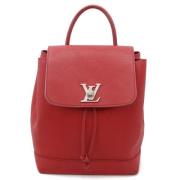 Pre-owned Leather shoulder-bags Louis Vuitton Vintage , Red , Dames