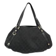 Pre-owned Canvas gucci-bags Gucci Vintage , Black , Dames