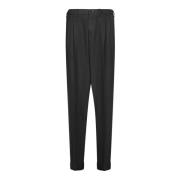 Zwarte Slim-fit Broek Dell'oglio , Black , Heren