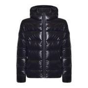 Zwarte Dubbele Voorkant Hooded Jas Fay , Black , Heren