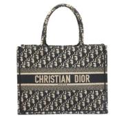 Pre-owned Canvas totes Dior Vintage , Blue , Dames