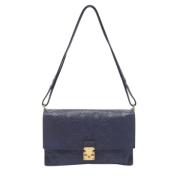 Pre-owned Leather louis-vuitton-bags Louis Vuitton Vintage , Blue , Da...