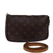 Pre-owned Canvas pouches Louis Vuitton Vintage , Brown , Dames