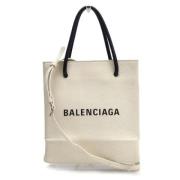 Pre-owned Leather balenciaga-bags Balenciaga Vintage , White , Dames