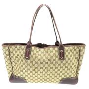 Pre-owned Canvas totes Gucci Vintage , Brown , Dames