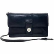 Pre-owned Leather wallets Gucci Vintage , Black , Unisex