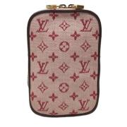 Pre-owned Canvas pouches Louis Vuitton Vintage , Beige , Dames