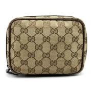 Pre-owned Canvas gucci-bags Gucci Vintage , Beige , Dames