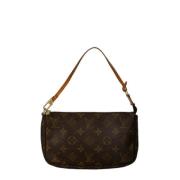 Pre-owned Canvas louis-vuitton-bags Louis Vuitton Vintage , Brown , Da...