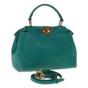 Pre-owned Leather fendi-bags Fendi Vintage , Blue , Dames