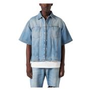 Denim Overhemd 1989 Studio , Blue , Heren