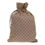 Pre-owned Canvas gucci-bags Gucci Vintage , Beige , Dames