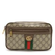 Pre-owned Canvas gucci-bags Gucci Vintage , Brown , Dames