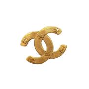 Pre-owned Metal chanel-jewelry Chanel Vintage , Yellow , Dames