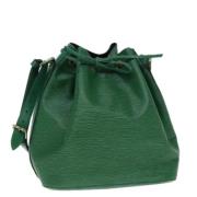 Pre-owned Leather louis-vuitton-bags Louis Vuitton Vintage , Green , D...