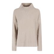 Velvet Vis Gebreid Vulkaan Worm RRD , Beige , Dames