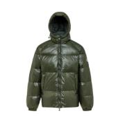 Glanzende Hooded Donsjas Pyrenex , Green , Heren