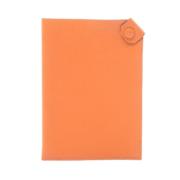 Pre-owned Leather home-office Hermès Vintage , Orange , Dames