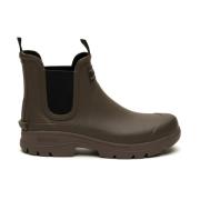 Platte Zwarte Schoenen Minbus Stijl Barbour , Black , Heren