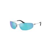 MU A50S 1Bc10K Sunglasses Miu Miu , Gray , Dames