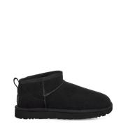 Zwarte Klassieke Schapenvachtlaarzen UGG , Black , Dames