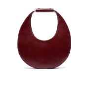 Halve Maan Tote Tas Staud , Red , Dames