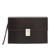 Pre-owned Leather clutches Dunhill Pre-owned , Brown , Heren