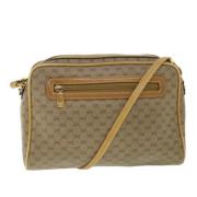 Pre-owned Leather gucci-bags Gucci Vintage , Beige , Dames