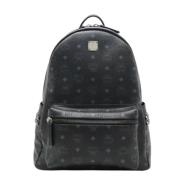 Pre-owned Leather backpacks MCM Pre-owned , Black , Dames