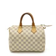 Pre-owned Fabric louis-vuitton-bags Louis Vuitton Vintage , Beige , Da...