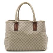 Pre-owned Canvas handbags Bottega Veneta Vintage , Gray , Dames