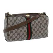 Pre-owned Leather gucci-bags Gucci Vintage , Beige , Dames