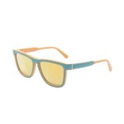 Pre-owned Leather sunglasses Loewe Pre-owned , Blue , Dames