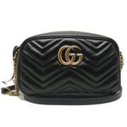 Pre-owned Leather gucci-bags Gucci Vintage , Black , Dames