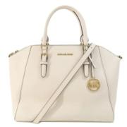 Pre-owned Leather totes Michael Kors Pre-owned , Beige , Dames