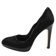 Pre-owned Leather heels Gianvito Rossi Pre-owned , Black , Dames