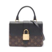 Pre-owned Leather louis-vuitton-bags Louis Vuitton Vintage , Black , D...