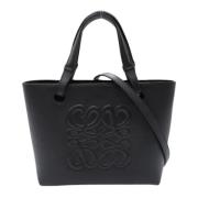 Pre-owned Leather handbags Loewe Pre-owned , Black , Dames