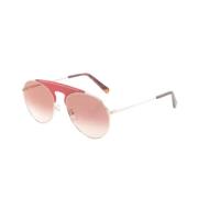 Pre-owned Leather sunglasses Loewe Pre-owned , Gray , Dames