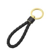 Pre-owned Leather key-holders Bottega Veneta Vintage , Black , Dames