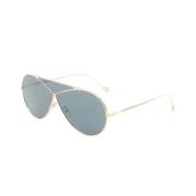 Pre-owned Metal sunglasses Loewe Pre-owned , Yellow , Dames