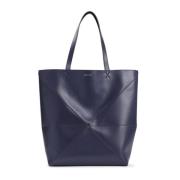 Grote Tote Puzzle Fold Stijlvolle Tas Loewe , Blue , Dames